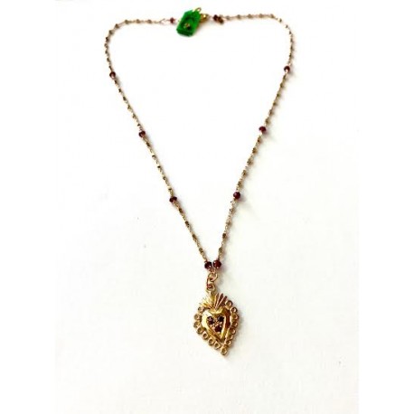 Sacramore Firenze collana in Argento con cuore Sacro