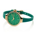 Hoops Orologio Chèrie Glitter Gold Verde Smeraldo