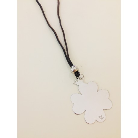 Bulli & Pupe Collana Argento Quadrifoglio